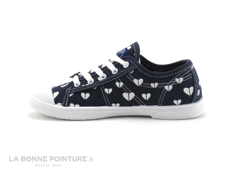 Le Temps Des Cerises Basic 02 Sweety - Marine Blanc - Basket – Image 3