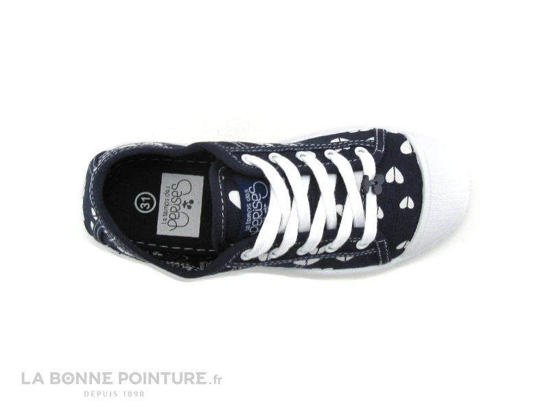 Le Temps Des Cerises Basic 02 Sweety - Marine Blanc - Basket – Image 6