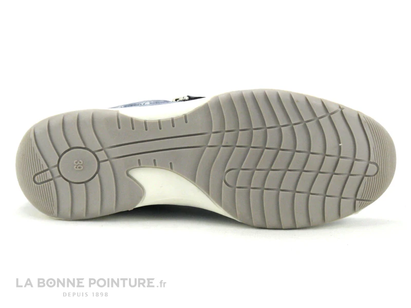 Topway B835570 Blue - Baskets Femme Bleu Jeans Avec Zip Et Lacet – Image 4