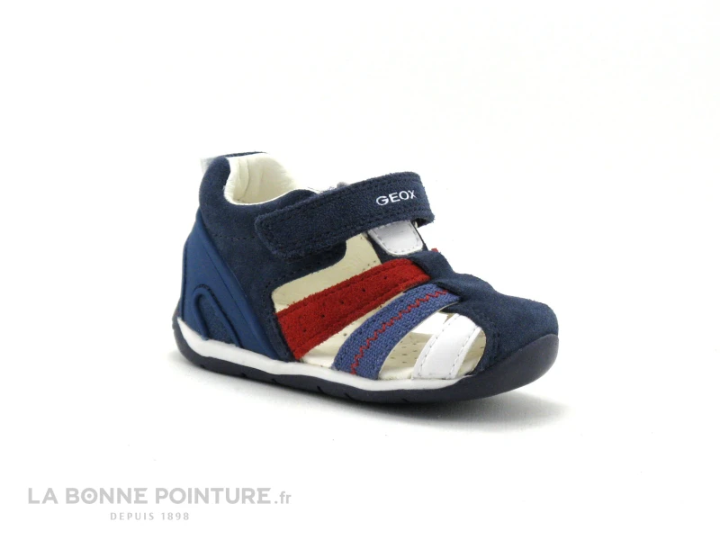 Geox EACH B50BB - Navy Red - Sandale Montante BEBE