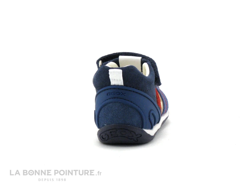 Geox EACH B50BB - Navy Red - Sandale Montante BEBE – Image 4