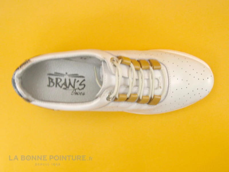 Brans 13538GHI - Gris - Camel - Bleu Croco - Basket Compensee Femme – Image 6