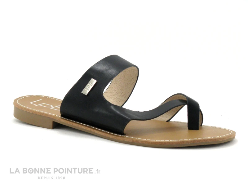 LPB ASHA Noir Metal - Tong Plate Femme – Image 4