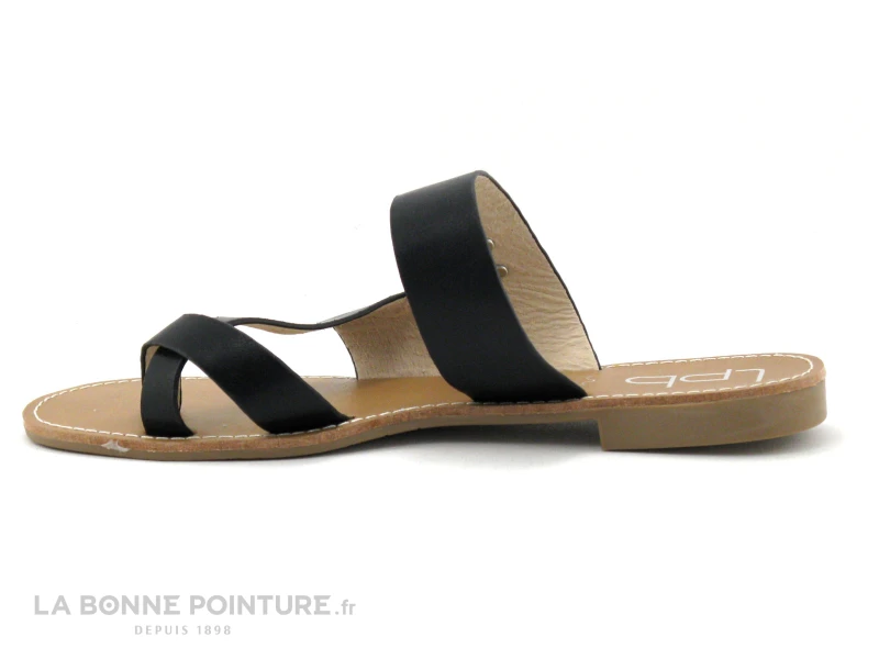 LPB ASHA Noir Metal - Tong Plate Femme – Image 3