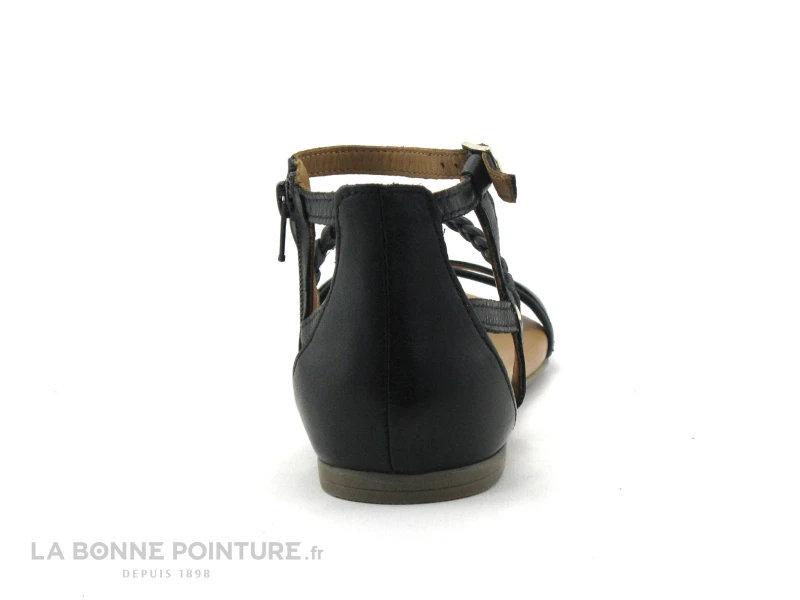 Tamaris 1-28043-26 007 Black Uni - Sandale Plate Femme – Image 4