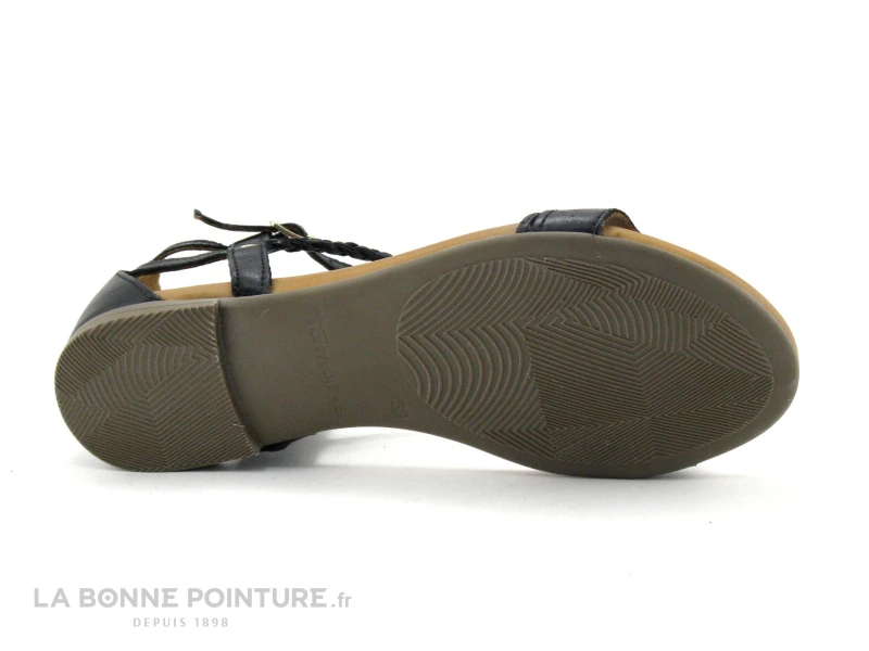 Tamaris 1-28043-26 007 Black Uni - Sandale Plate Femme – Image 7