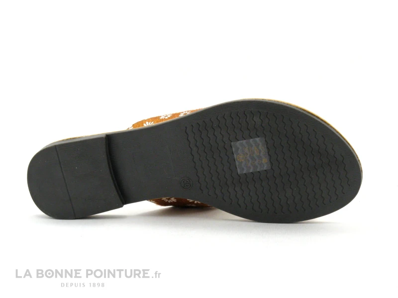 Dees Shoes MIAJA Orange - Fleurs - Mule Plate Femme – Image 4