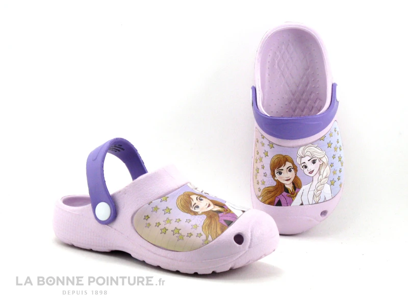 Reine Des Neiges - FZ010890 - Sabot Rose Et Violet Fille